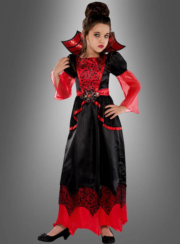 Vampirgräfin Kostüm für Mädchen