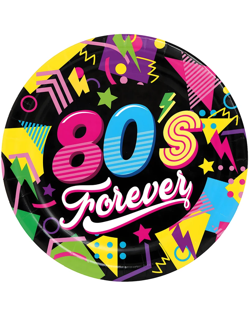 80's Forever Pappteller 6 St.