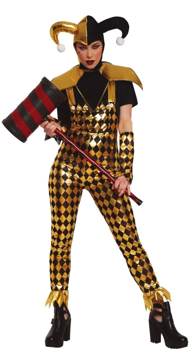 Harlekin Halloween Kostüm Damen