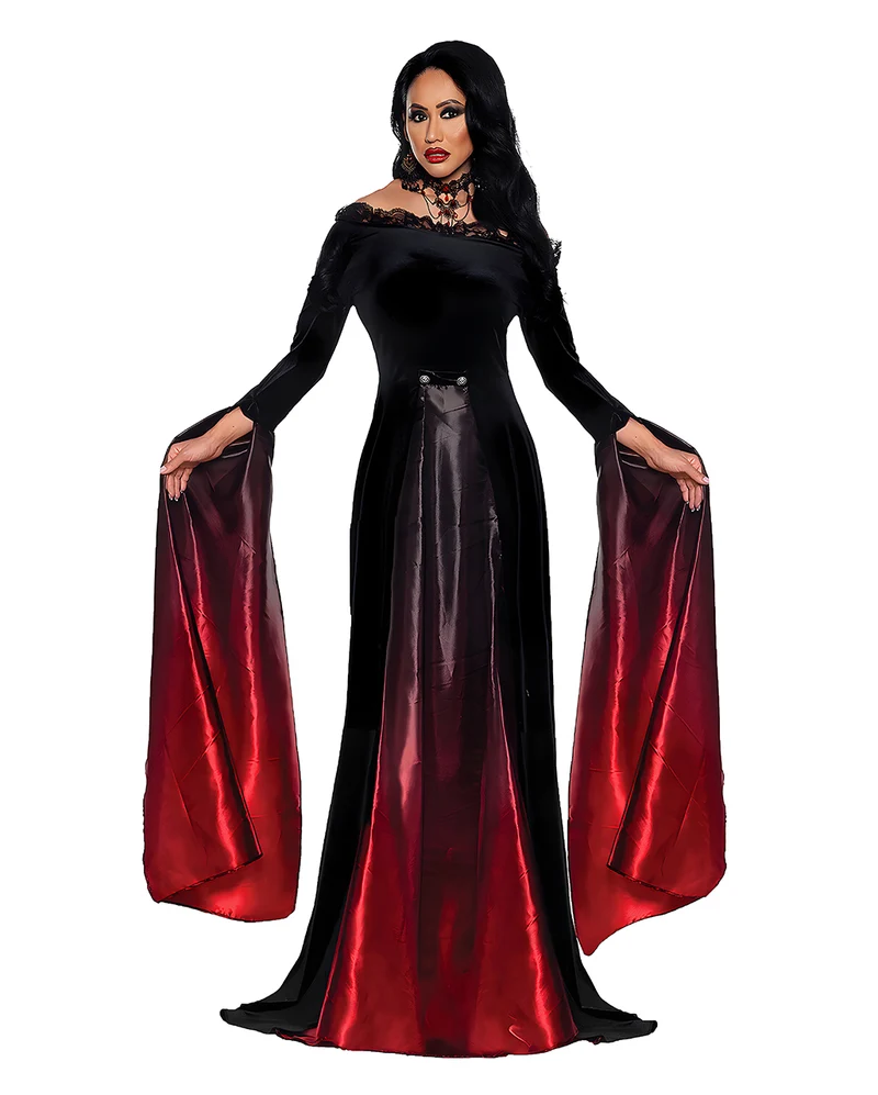 Elegante Vampir Königin Damenkostüm