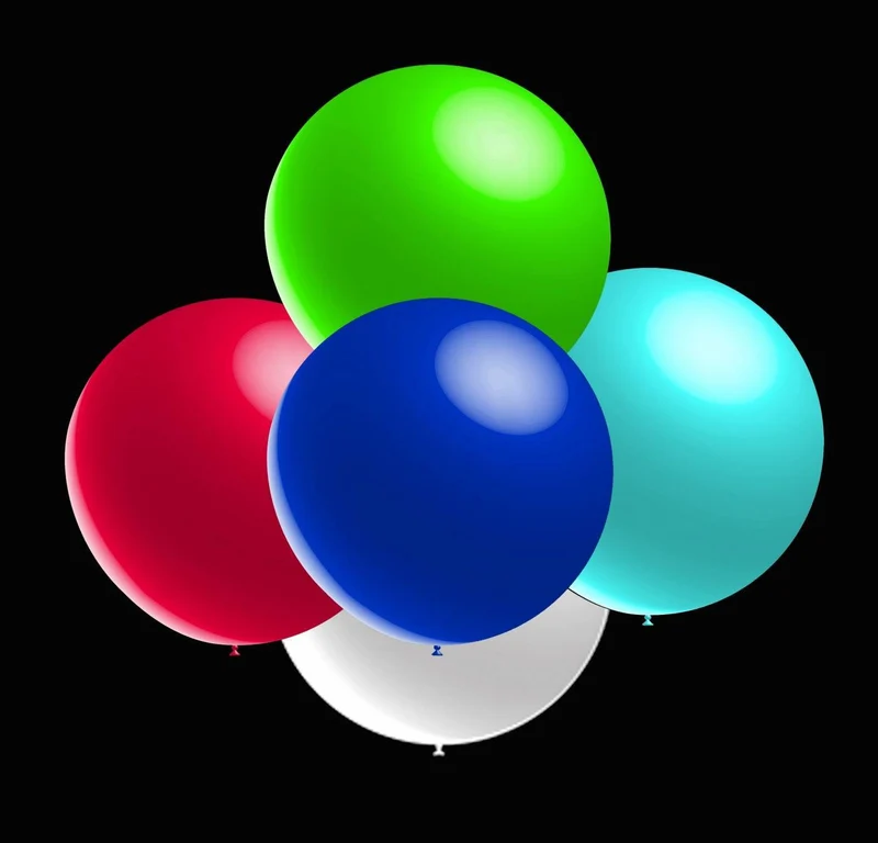 Gekleurde ballonnen | Metallic rond | 28cm (100 Stuks)