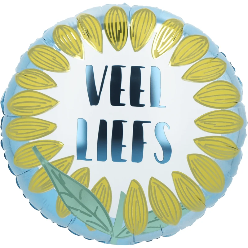 „Viel Liebe“ – Folienballon, leer, 45 cm
