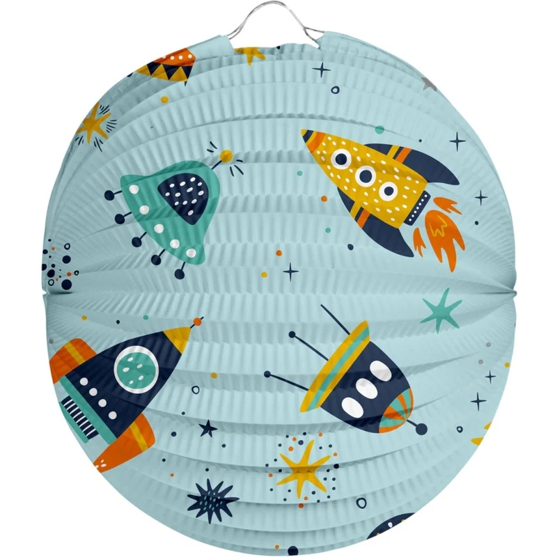 Space-Lampion, bunt, 22 cm