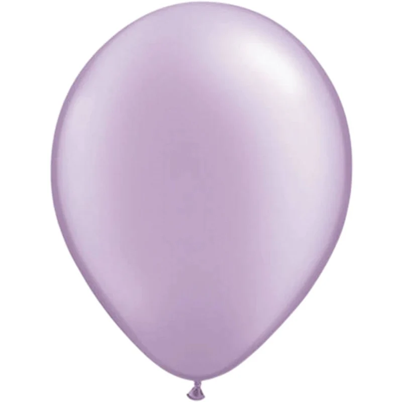 Lavendel-Ballons Metallic Basic 30 cm, 10 Stück