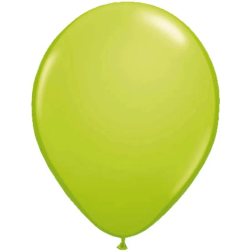 Limettengrüne Ballons, Metallic Basic, 30 cm, 10 Stück