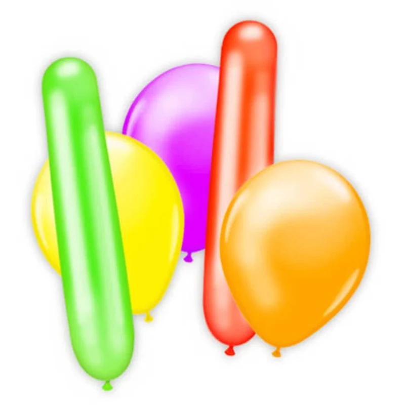 Bunte Luftballons, gemischte Packung, 20 Stück