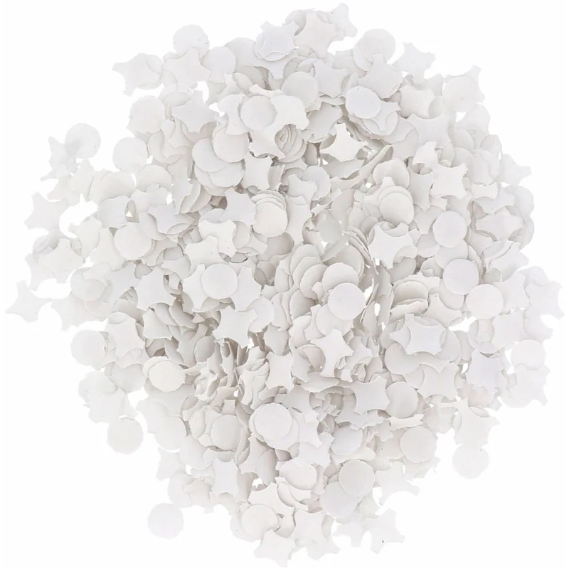 Weißes Konfetti-Papier 100 g