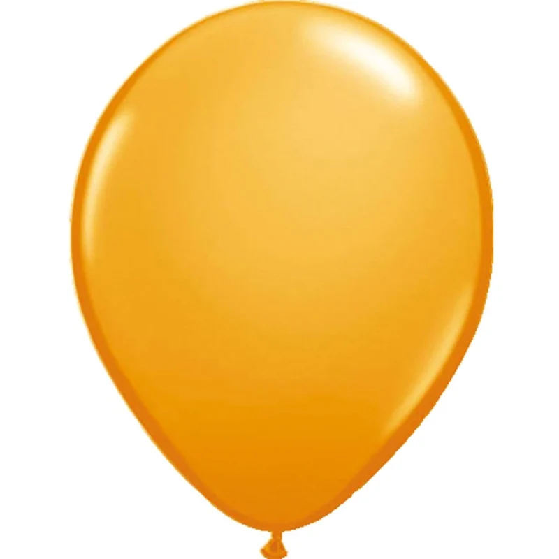Orangefarbene Latexballons, 30 cm, 100 Stück