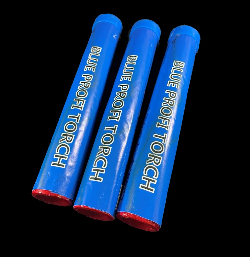 Bengaalse vuur fakkel - Blauw