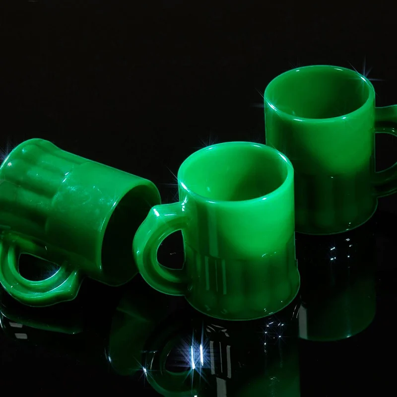 Shotglaasjes groen - 2,5cl (10 Stuks)