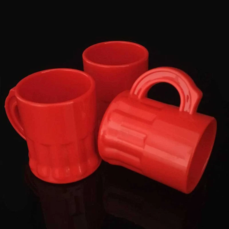Shotglaasjes Rood - 2,5cl (10 Stuks)