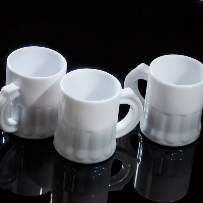 Shotglaasjes wit - 2,5cl (10 Stuks)