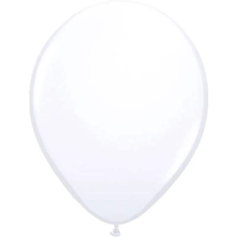 Weiße Luftballons, 13 cm, 20 Stück