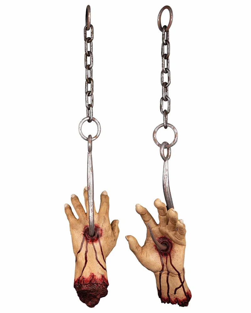 Hände am Fleischerhaken 2 St.
