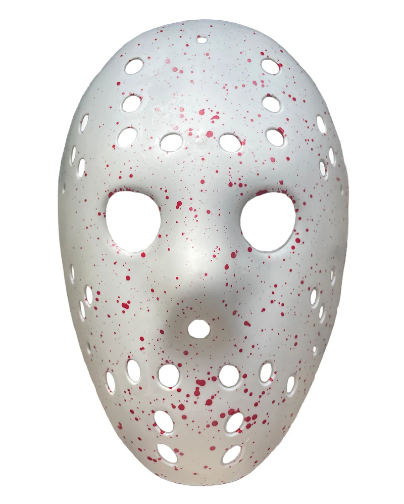 Blutbespritzte Hockey Maske