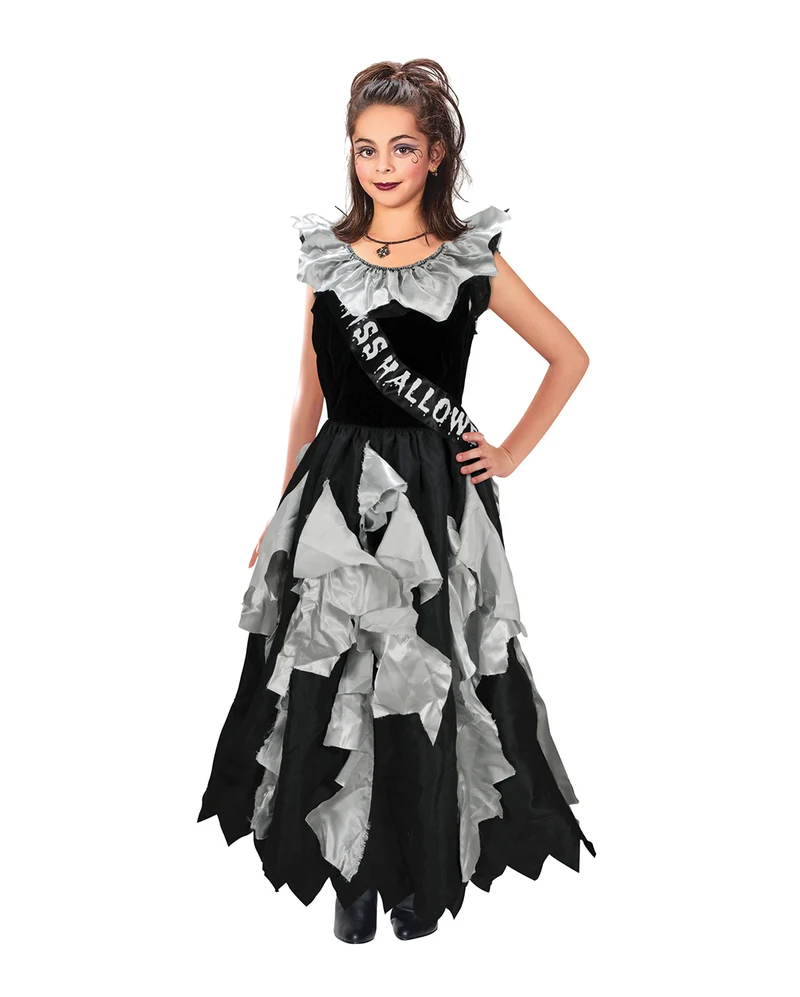 Miss Zombie Queen Mädchenkostüm