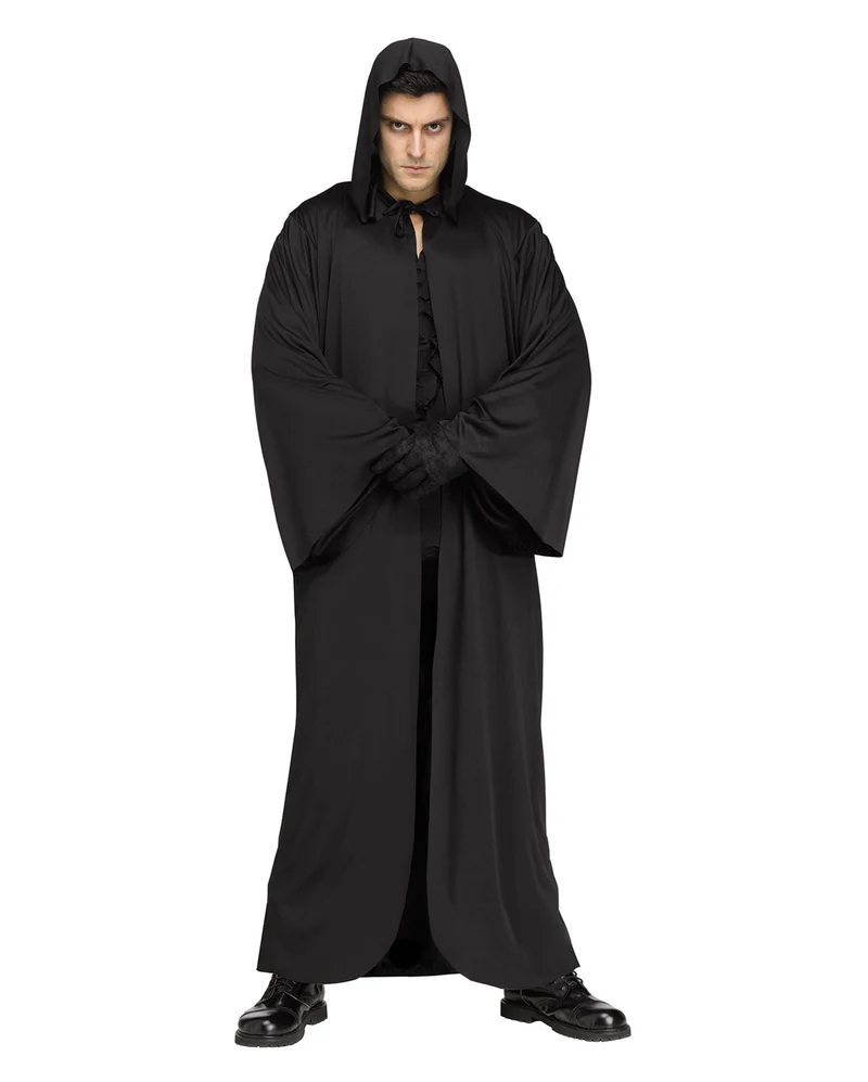 Kapuzenrobe schwarz