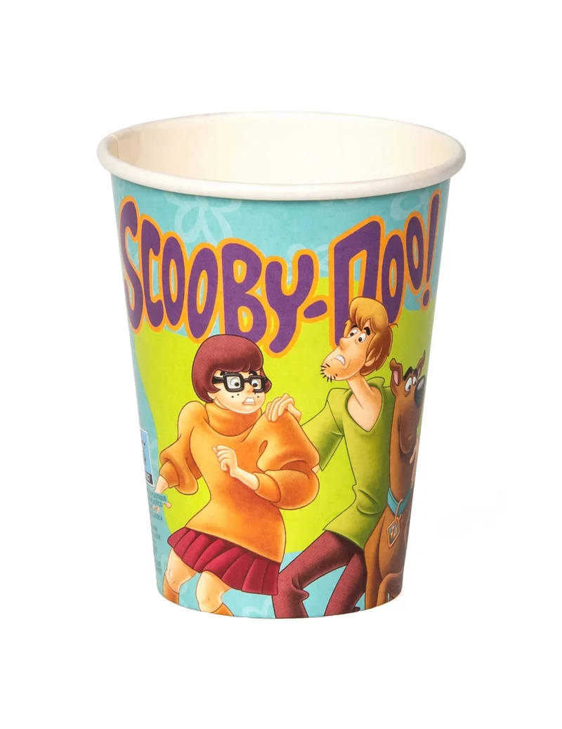 8 FSC® Scooby-Doo™ Pappbecher 210 ml