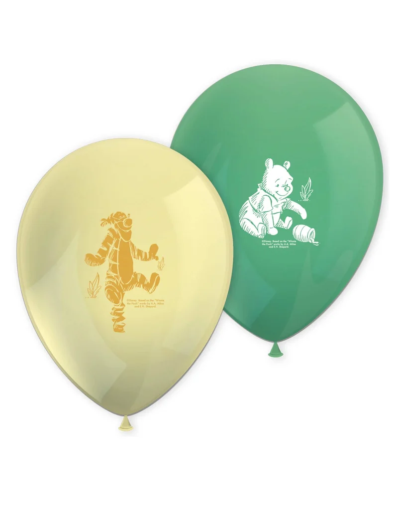 8 Winnie Puuh™ Latex-Luftballons