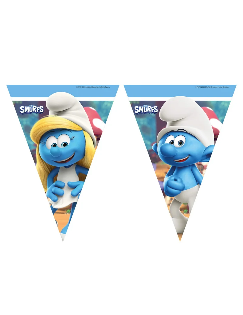 Schlümpfe™ Wimpelkette 230 cm