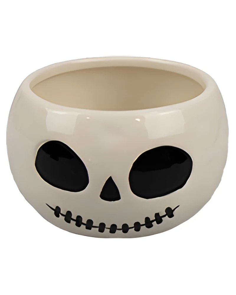 Kleine Halloween Homeware Schale Totenkopf 12,5cm Ø