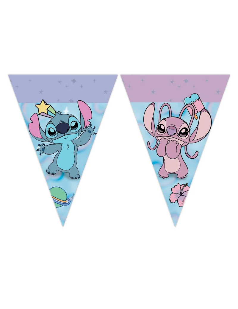 Wimpelkette Angel und Stitch™ 230 cm