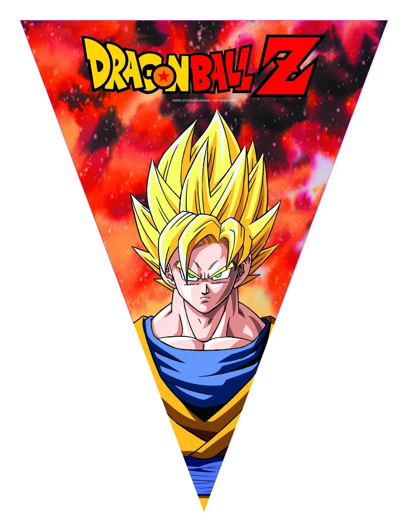 Dragon Ball Z™-Gogeta Wimpelgirlande bunt 360cm