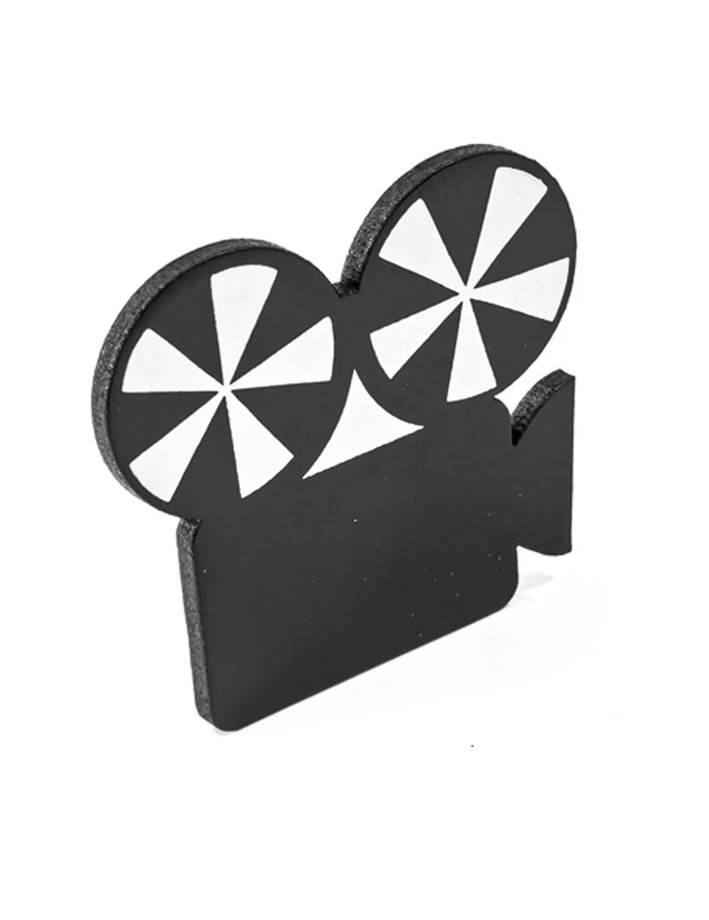 Platzkarte Kamera Kino 5 x 6 cm aus Schieferholz