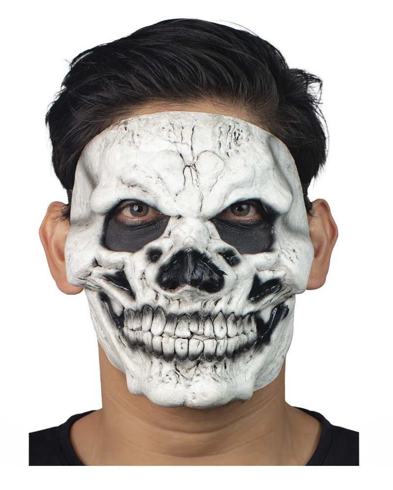 Schauriger Totenkopf Maske