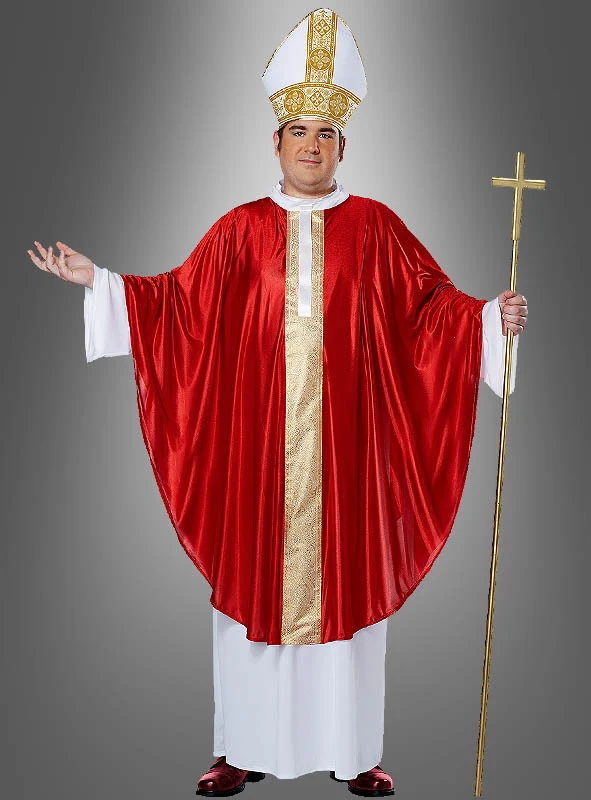 Heiliges rotes Bischof Gewand XXL