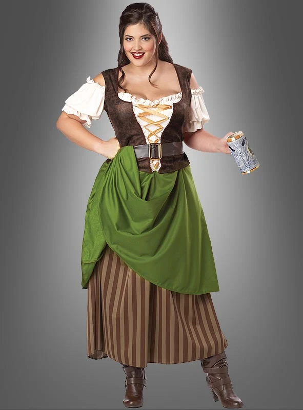 Schankmaid Kostüm XXL Kleid