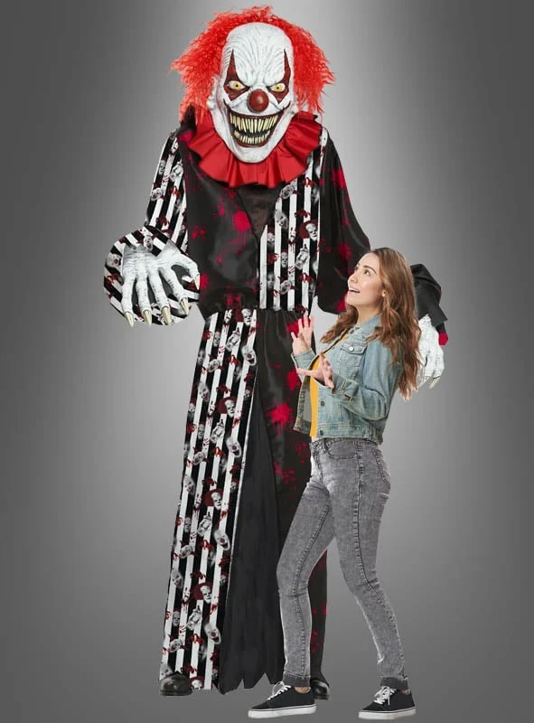 Gigantischer Horrorclown Kostüm oder Deko ca.240 cm