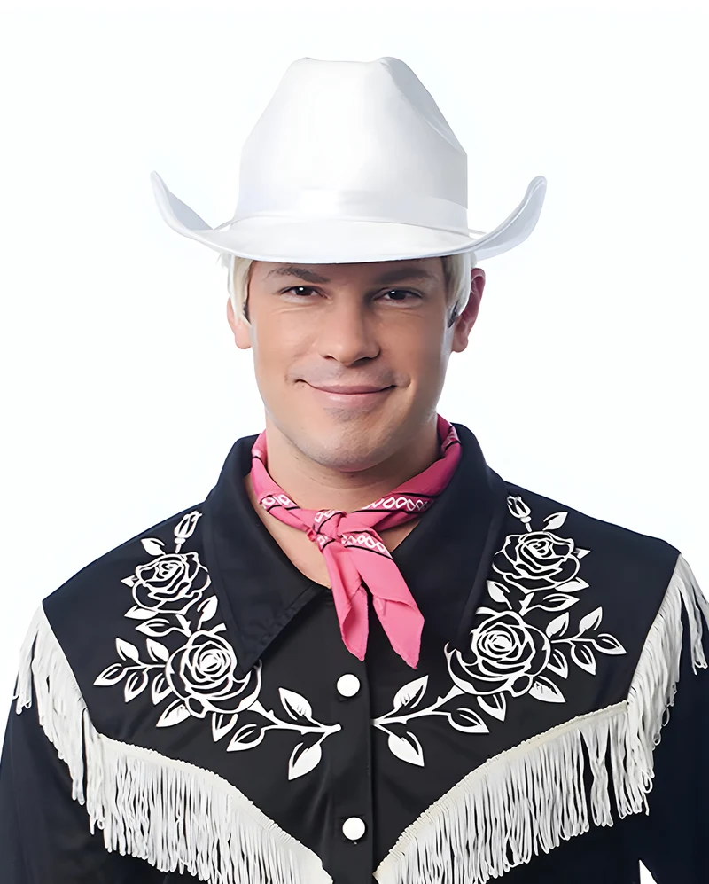 Weißer Cowboy Hut