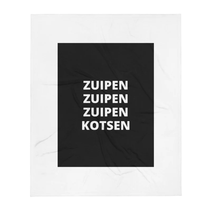 Zuipen Zuipen Zuipen Kotsen Fleece deken