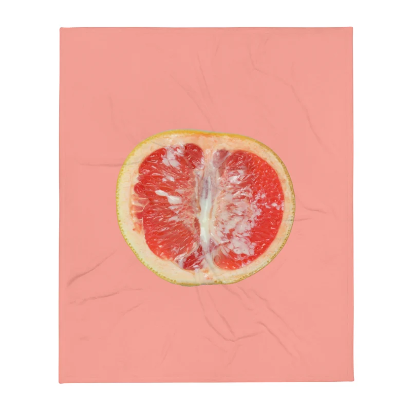 Roze Grapefruit Fleece deken