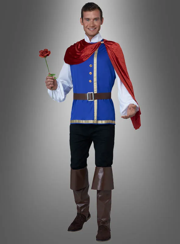 Klassischer Märchenprinz Herren Kostüm