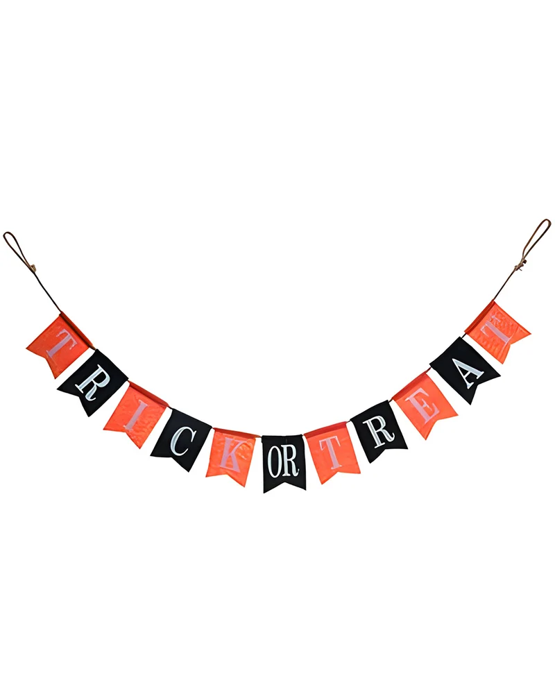Stoff Girlande Trick or Treat 150cm