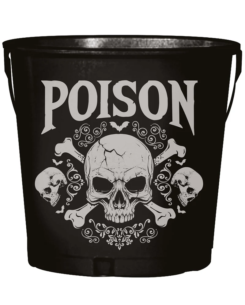 Metall Behälter Gothic Skull "Poison"