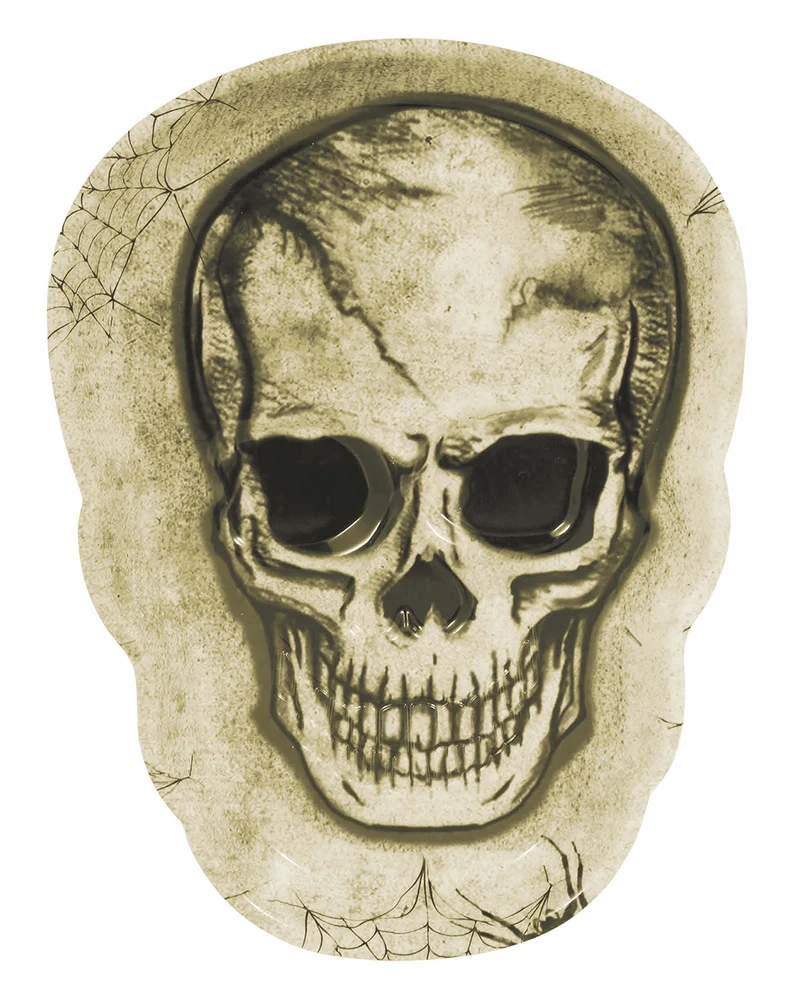 Halloween Totenschädel Tablett
