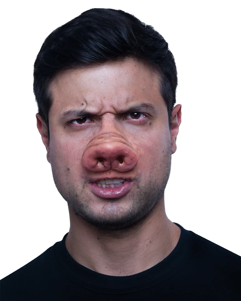 Schweinenase Latexapplikation