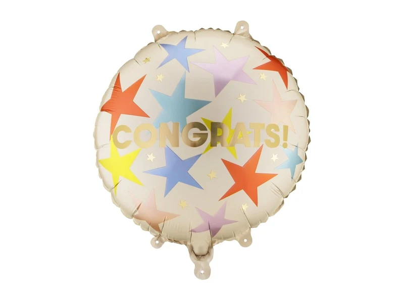 Glückwunsch-Heliumballon, leer, 35 cm