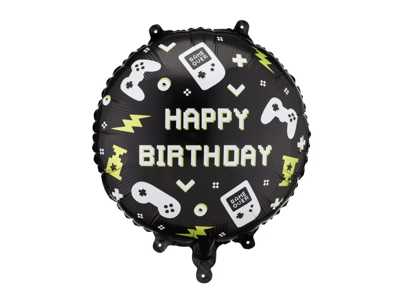 „Happy Birthday“-Heliumballon-Spiel, leer, 35 cm