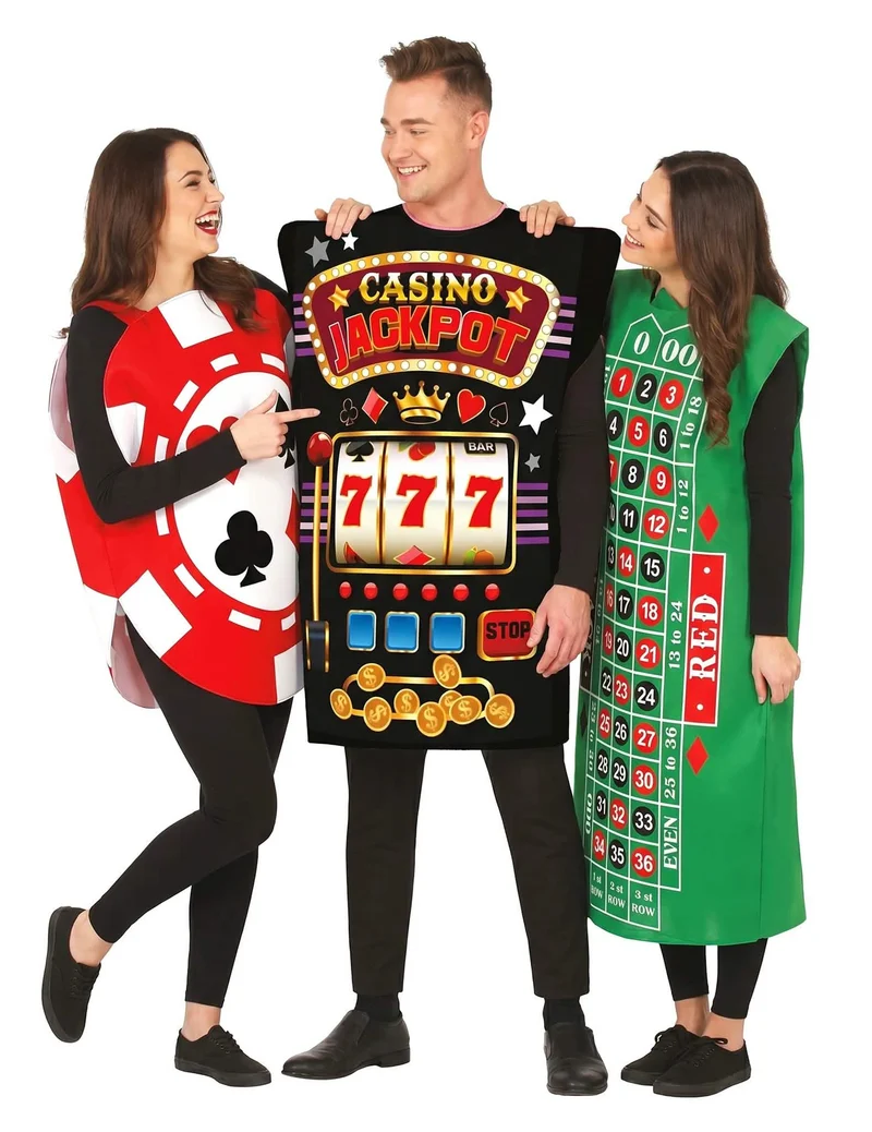Gruppen-Kostüm Casino für Erwachsene