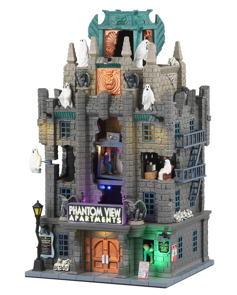 Lemax Spooky Town - Phantom View Wohnungen