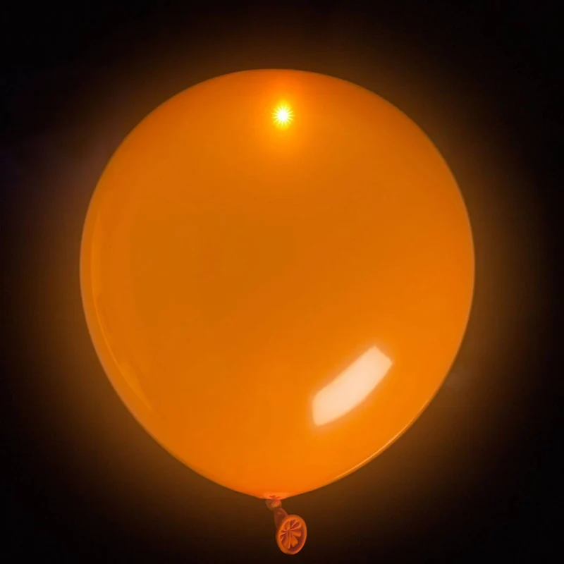 LED Ballon Oranje (5 stuks)