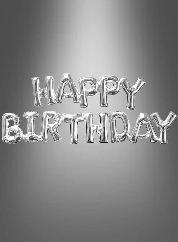 Happy Birthday Schriftzug Folienballon