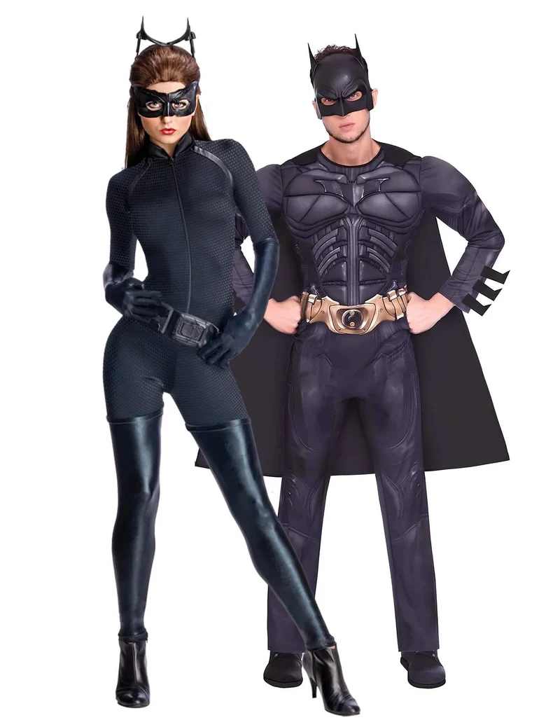 Batman™ und Catwoman™ Paarkostüm für Erwachsene