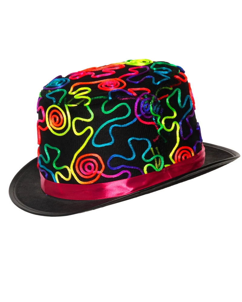 Schwarzlicht Aktiver Psychedelic Hut