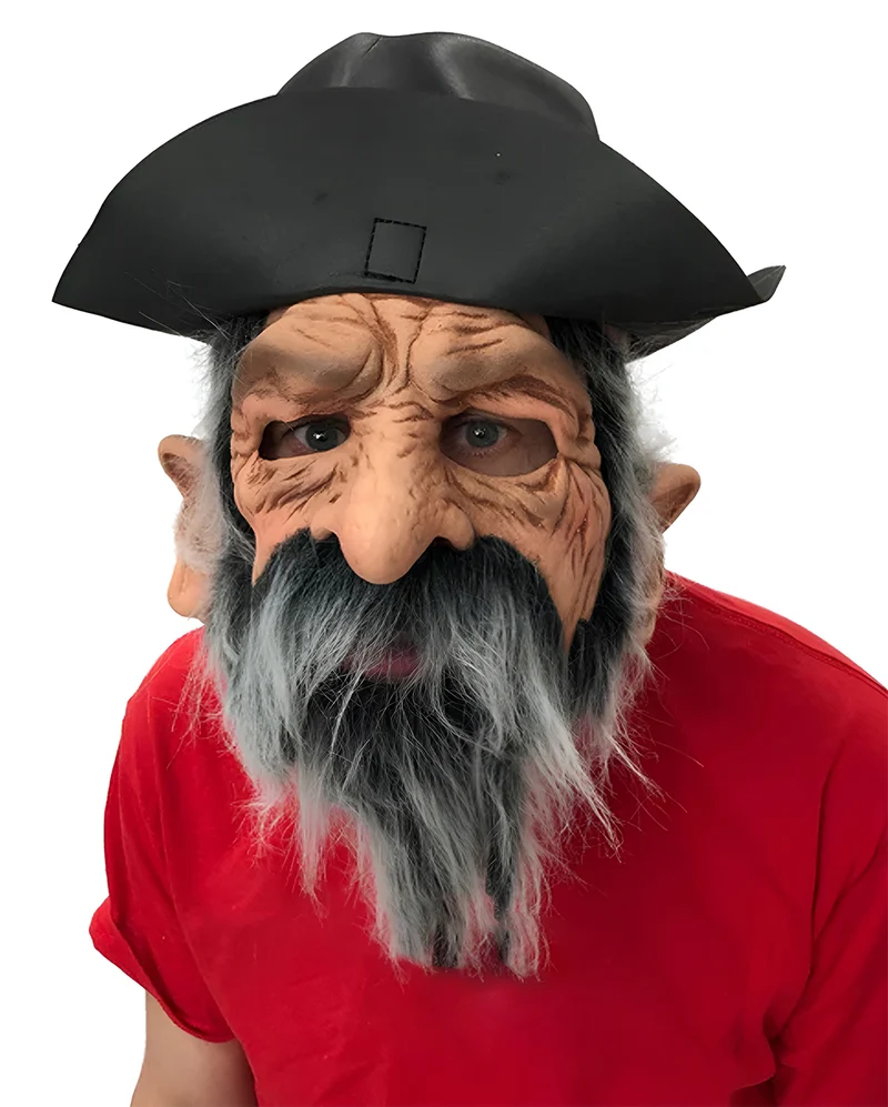 Bärtige Piraten Maske