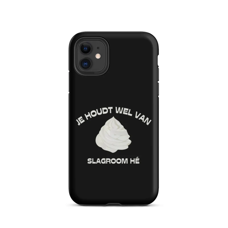 Je Houdt Wel Van Slagroom Hé? Telefoonhoesje